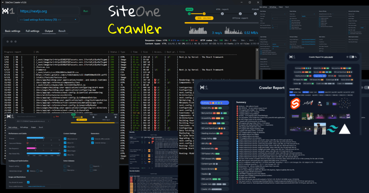 SiteOne Crawler – big tool with no users